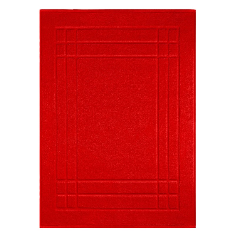 Lashuma Bathroom Door Mat 50 x 70 cm Scarlet Red