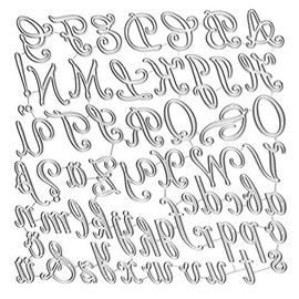Cutting Stencils, Letters & Punctuation, Pack of 61
