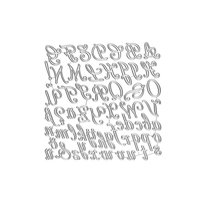 Cutting Stencils, Letters & Punctuation, Pack of 61