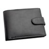 RAS Mens RFID Blocking Genuine Leather Trifold Wallet for Coins