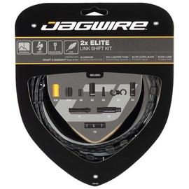 Jagwire Elite Link Shift/Gear Cable Kit (x2 Cables) - Black