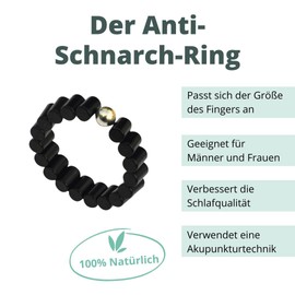 AIMANTIX- DER Anti-Schnarch-Ring - DER einzige verstellbare Ring - Wirksame Lösung, um das Schnarchen zu reduzieren oder zu stoppen - 100% natürliche Lösung - Eingetragenes Modell