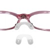 Eyeglass Nose Pads,U Shaped Screw-in Nose Piece，Soft Silicone Non Slip
