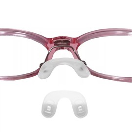 Eyeglass Nose Pads,U Shaped Screw-in Nose Piece，Soft Silicone Non Slip Saddle Bridge Nose Pads for Glasses Eyeglasses