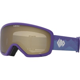 Giro Stomp Kids Ski Goggles - Snowboard Goggles for Youth, Boys & Girls - Purple Linticular Strap with AR40 Lens