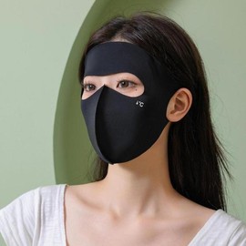 Silky Cooling Full Cover Mask Sunshade UV Protection Hiking Golf Face Mask / 실키 쿨링 풀커버 마스크 햇빛가리개 자외선차단 등산 골프 안면마스크
