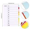 (Pack of 10) Folder Index Dividers A4 Folder Dividers 10