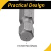 WorkBless 1/4" Quick-Change Hex Shank 10mm Magnetic Nut Driver Bit,
