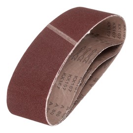 HARFINGTON 4 x 36 Inch Sanding Belts, 12 Pcs 80 Grits Aluminum Oxide Belt Sander Abrasive File Belt for Woodworking, Metal Polishing, Knife Sharpener