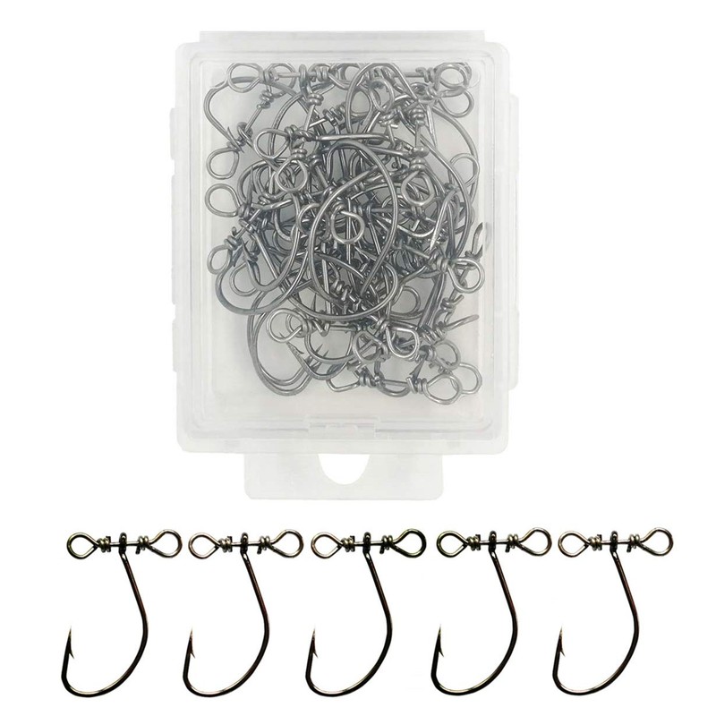 30Pcs/Box Drop Shot Hooks in-line Drop Shot Rig Fishing Hooks