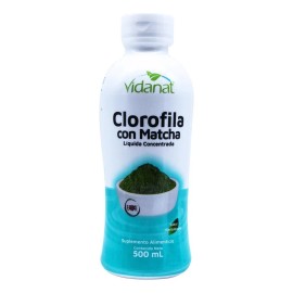Suplemento En Líquido Vidanat Clorofila Con Matcha