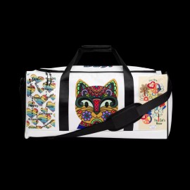 Creative Treasure Trove Duffle Bag Luggage Tote Travel Accessory Gym Cat Kitty New Inspiration