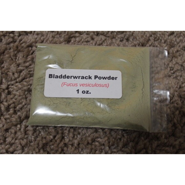 Unbranded 1 oz. (28 grams) Bladderwrack Powder (Fucus vesiculosus)
