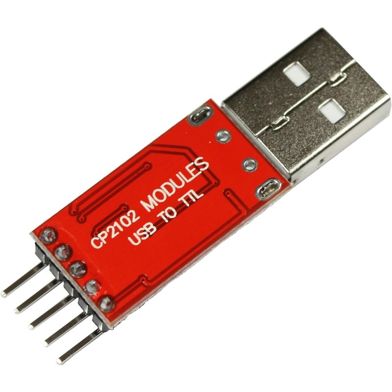 UMTMedia 2pcs USB to TTL CP2102 UART Module 5Pin Serial