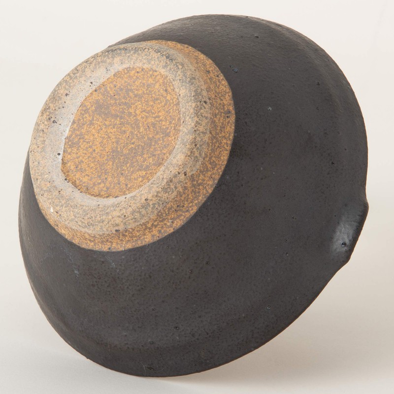 Koyo Pottery 23103 Black Single Mouth 4.0 Inch Mortar