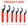 Joint C Hook Wrench, Pack of 6 Threaded C-Shaped Keys