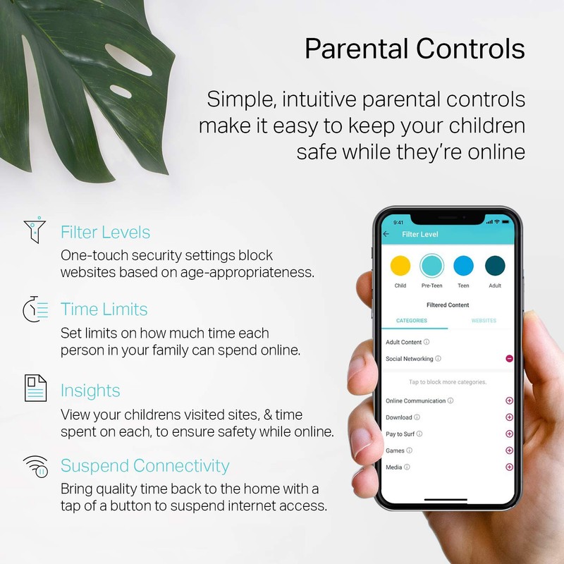 TP-Link 𝐃𝐞𝐜𝐨 S4 Whole Home Mesh WiFi System - Up