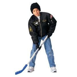 Rothco Kids Flight Jacket with Patches, Black, X-Large