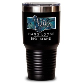 Cool Big Island Hawaii Shaka Hawaiian Tumbler Insulated 30oz