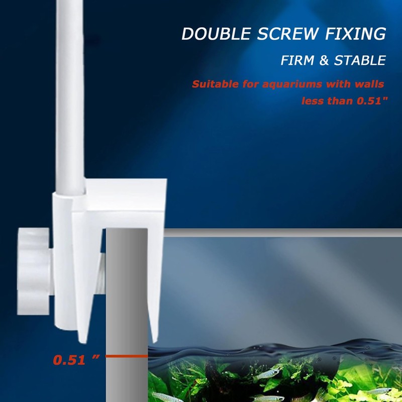 LED Aquarium Light Full Spectrum Clip Fish Tank Light Plants