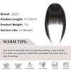 SEGO Clip in Fringe Real Human Hair Extensions [#1B Natural