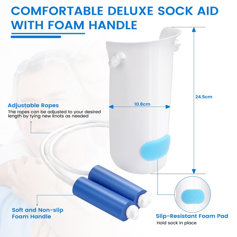 Kekoy Sock Aids for Putting Socks On and Off for