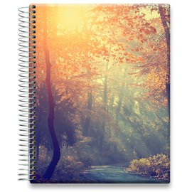 Tools4Wisdom 2026 Planner - October 2025-2026 Planner - 8.5" x 11" Hardcover - Daily Weekly and Monthly Spiral Bound Hardcover - O5D6 - Walden Nature