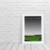 GroundDesigns FULHAM FC Football Gift CRAVEN COTTAGE Stadium Art Unframed