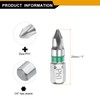 sourcing map 5pcs Phillips Screwdriver Bit PH1 1/4" Hex Shank
