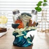 Oceanic Flair Salt & Pepper Set - Resin Shark Figurine