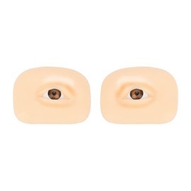 zalati Eye Makeup Practice Board 1 Pair Eye Simulation Model Soft Smooth Portable for Training Beginners