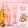 Pink Crystal Champagne Flutes Set of 2 – 5oz Handcrafted