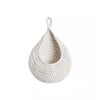 AIMALL Handmade Cotton Rope Wall Hanging Fruit Basket Storage Net
