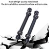 2pcs Telescopic Metal Drive Shaft Fit for SCX10 D90 RC