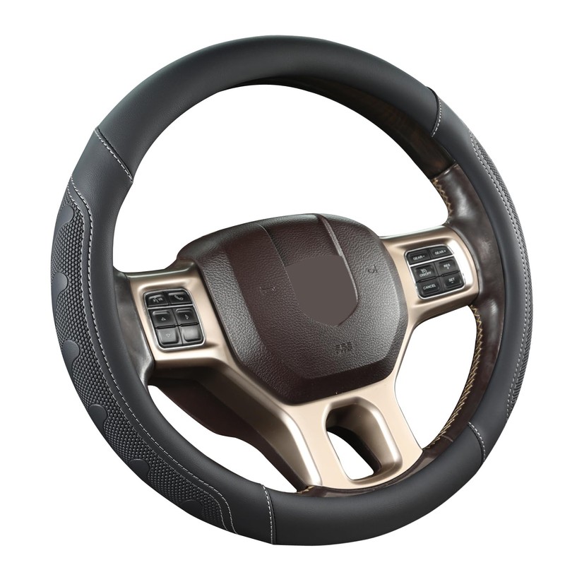 GIANT PANDA Car Steering Wheel Cover for RAM 1500 2500