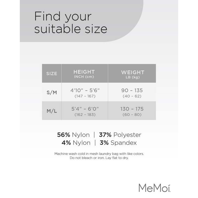 MeMoi Wild Side Cotton Sweater Tights Black Medium/Large