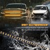 XRIDONSEN 2PCS 24 inch Truck Grill Strobe Lights Strip 288