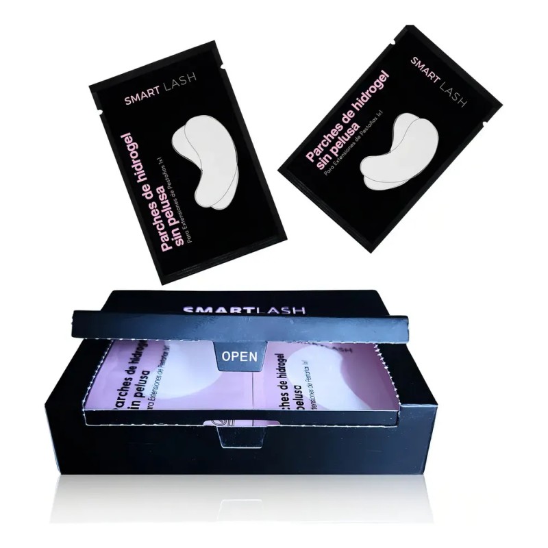 Parches De Hidrogel Para Pestañas 50 Pares Premium Smartlash Color