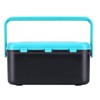 VBESTLIFE Plastic Fishing Bait Holder 2 Compartment Earthworm Lure Storage