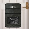Annmore Mail Slot Catcher for Door, Mail Holder Indoor, Black