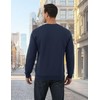 MAGCOMSEN Mens Sweatshirt with Sherpa Lining Pullover Men Winter Basic