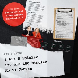 The Unknown Case 3: Murderous Time Out | The Crime Game for True Crime Fans | 1-6 Players | Includes 32 Evidence & Digital Clues | In Collaboration with the Successful Podcast Murder auf Ex"