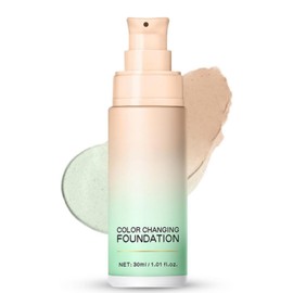 Colour Changing Foundation For Mature Skin,Skin Changing Liquid Foundation For Aging Skin,Lightweight,Hydrating & Buildable Coverage,Even Skin Tone,Long Lasting Color Match For Face,Non-Greasy,30ml