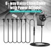 Guitar Effect Pedal Power Supply Adapter with 6 Ways Daisy
