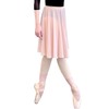 [Tacherlia] Ballet Skirt, Pull Up Elastic Waistband Rehearsal Skirt, Black