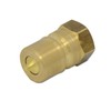 1″ NPT ISO 7241-B Brass Quick Disconnect Hydraulic Male Coupler