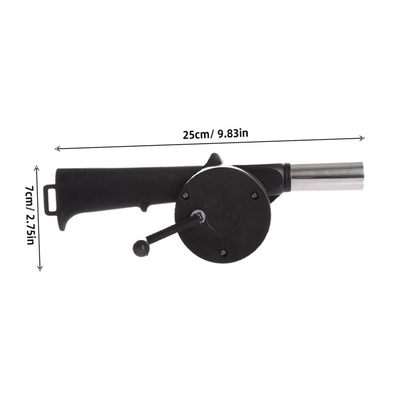 MERRYHAPY Hand Crank Blower for BBQ Fire Blower Mini Air