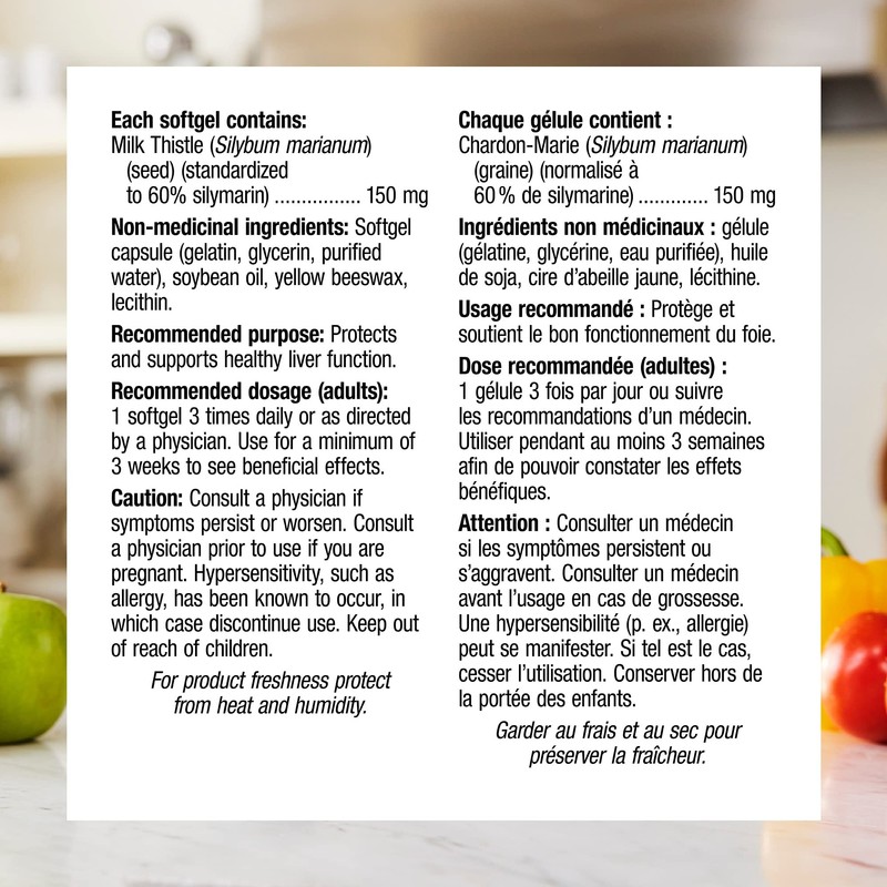 Webber Naturals Milk Thistle Extract, 150 Mg 240 count