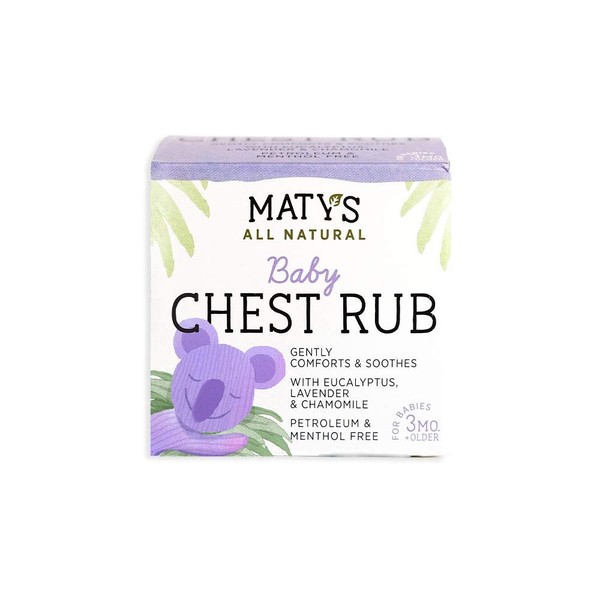Maty's All Natural Baby Chest Rub, 1.5 oz (Bundle of 2)