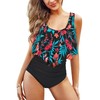 YNIQUE 2 Pieces Bathing Suits Tummy Control Swimsuits for Women
